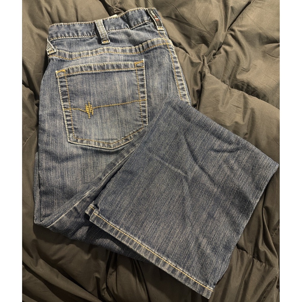 ARIAT Cat 2 FR M4 Relaxed Boot Jeans Mens 40x30 Blue Flame Resistant Work Jeans